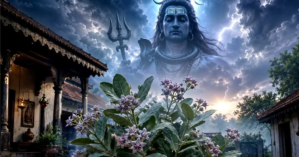 শ্রাবণে শিবপূজার আগে সাবধান! আকন্দ গাছ বাড়ির ভেতরে ডেকে আনতে পারে চরম বাস্তুদোষ
